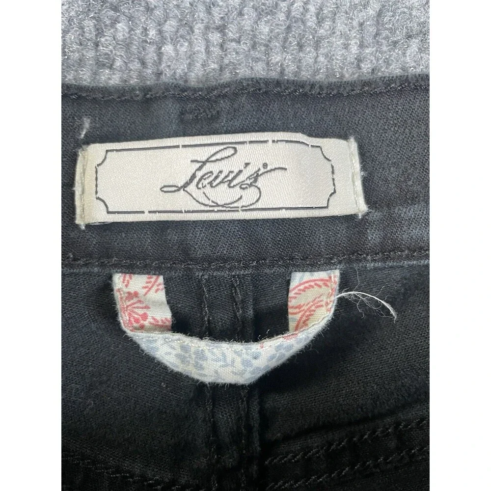 Levi's Jeans Women's 8 Black Cropped Baggy Loose Fit Pants - Picture 4 of 11